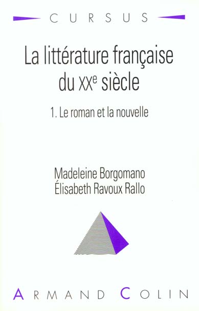 La litterature francaise du xx s t.1
