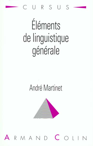 Elements de linguistique generale