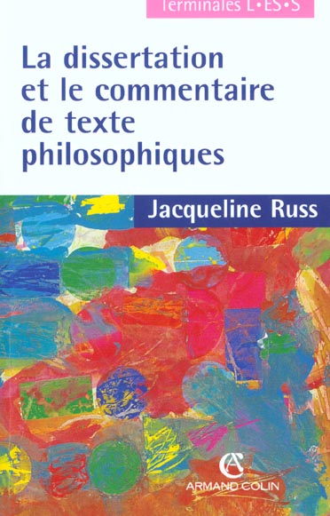 Dissertation et commentaire de textes philosophiques terminales l-es-s