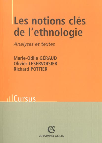 Notions cles de l'ethnologie ; 2e edition
