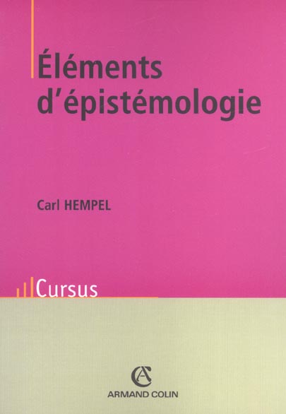 éléments d'épistémologie (2e édition)