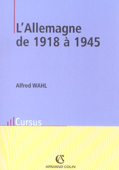 L'Allemagne de 1918 à 1945