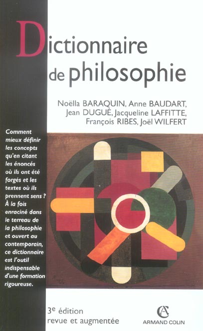 Dictionnaire de philosophie (3e édition)