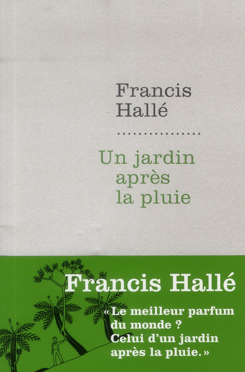 Un jardin après la pluie
