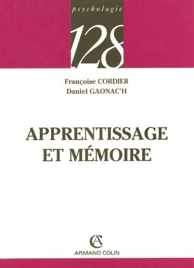 Apprentissage et memoire