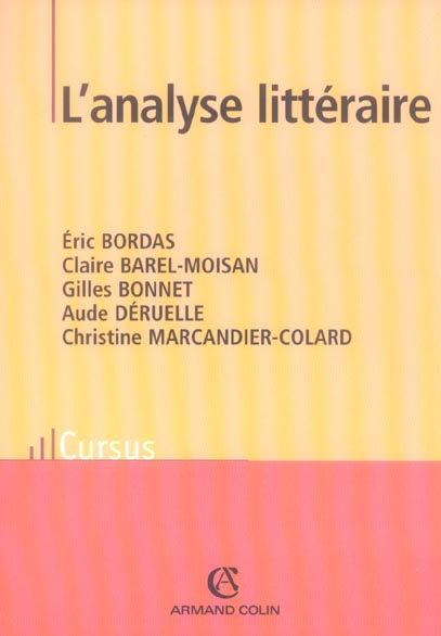 L'analyse litteraire ; notions et reperes (édition 2005)