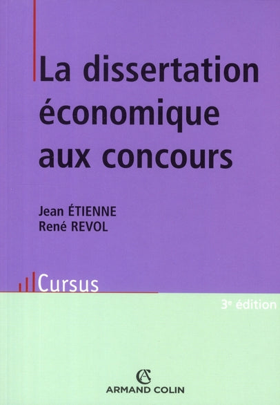La dissertation économique aux concours