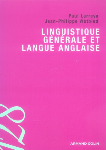 Linguistique générale et langue anglaise