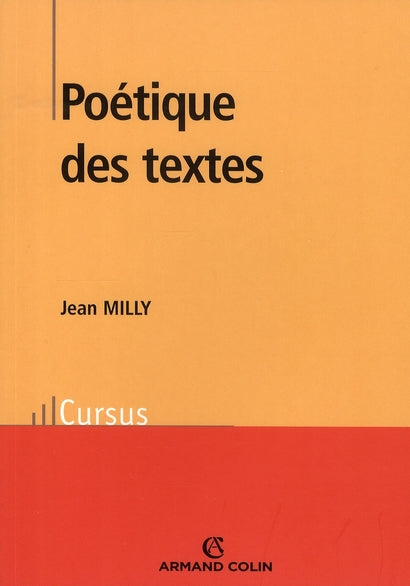Poétique des textes