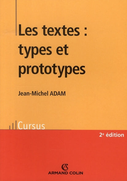 Les textes : types et prototypes