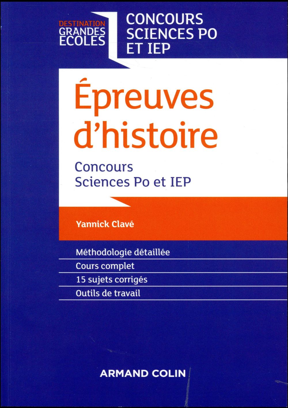 épreuves d'histoire ; concours Sciences Po et IEP