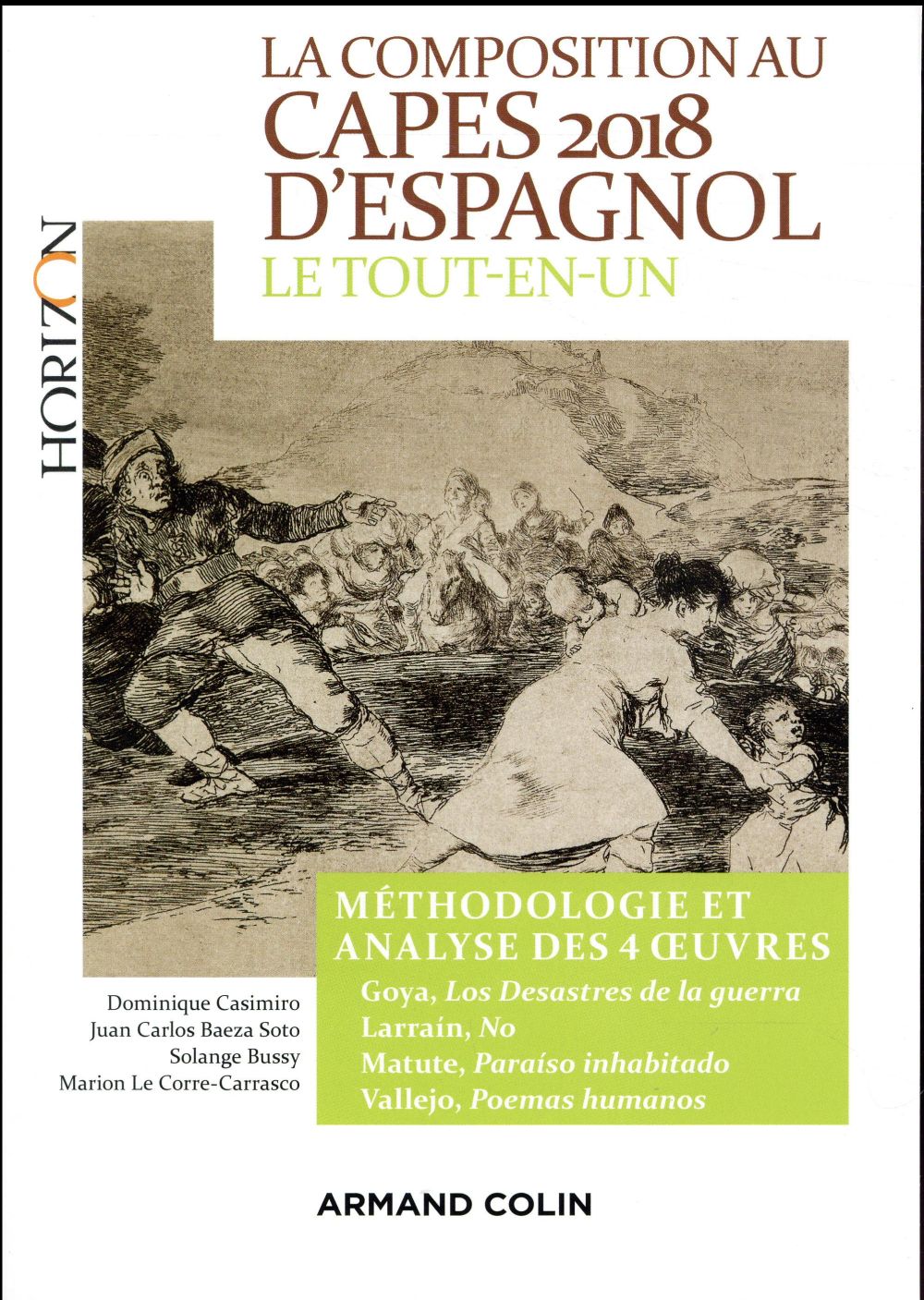La composition au CAPES d'espagnol 2018 ; le tout-en-un ; méthodologie et analyse des 4 oeuvres