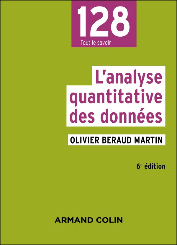 L'analyse quantitative des données (6e édition)