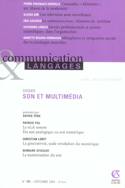 COMMUNICATION ET LANGAGES n.141