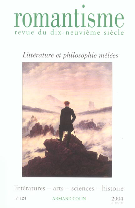 Romantisme n.124 : littérature et philosophie mêlées (édition 2004)