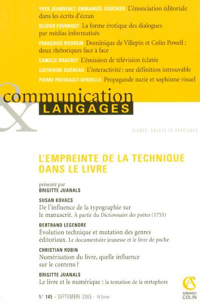 COMMUNICATION ET LANGAGES n.145