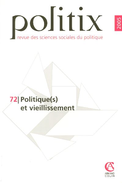 Politix n.72 ; politiques et vieillissement