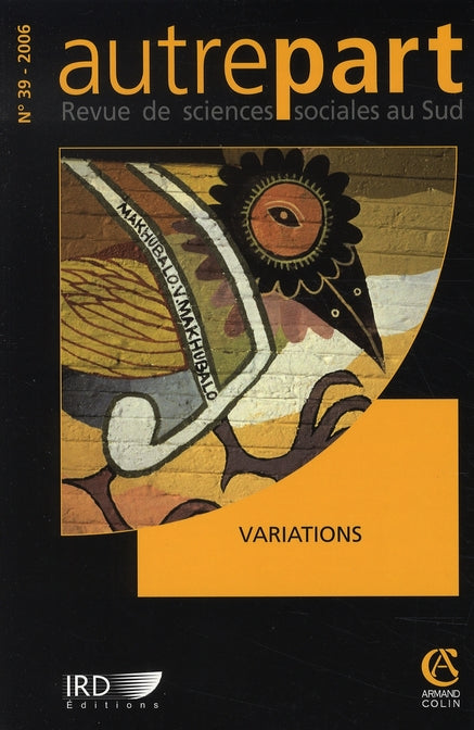 REVUE AUTREPART n.39 : variations