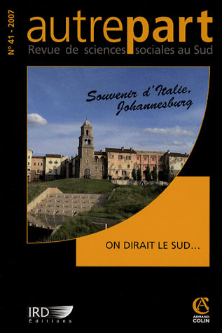 REVUE AUTREPART n.41 : souvenir d'italie, johannesburg