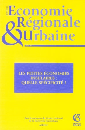 Revue d'économie régionale et urbaine  ; les petites économies insulaires : quelle spécificité ?