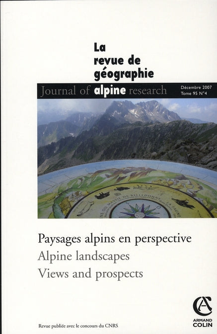 Géographie alpine Tome 95 (édition 4/2007)