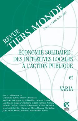 Tiers monde Tome 190 (édition 2/2007)