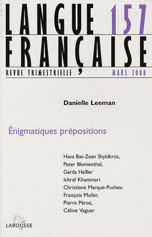 Langue française n.157