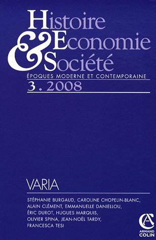 Histoire, économie & société n.3