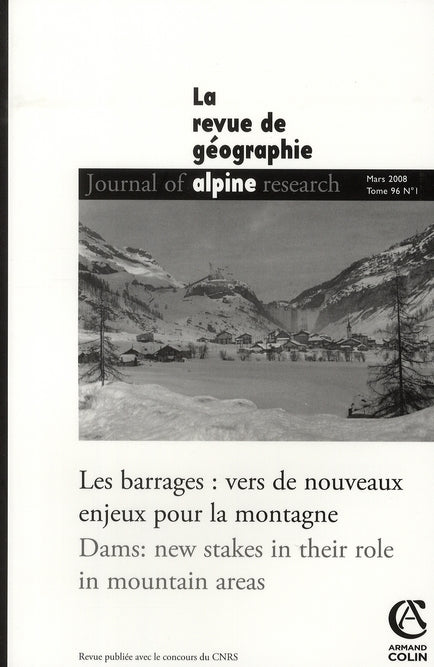 Revue de géographie alpine Tome 96