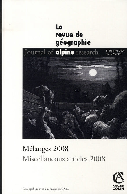 Géographie alpine Tome 96