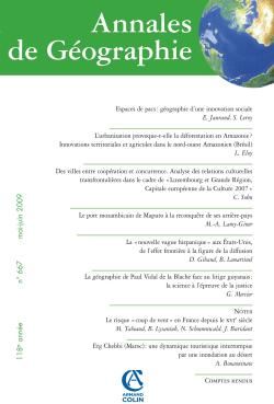 Revue Annales de géographie n.667