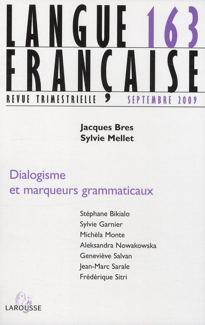 Dialogisme et marqueurs grammaticaux