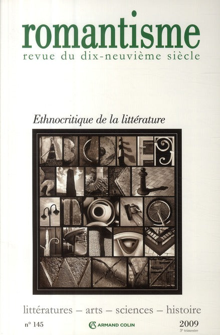 Romantisme n.145 : éthnocritique de la littérature