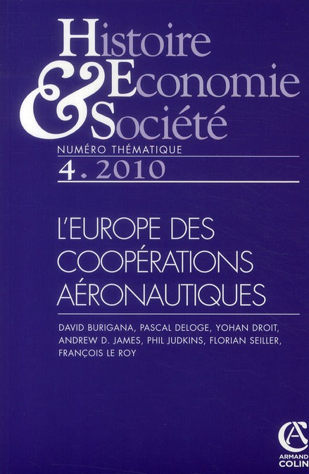 Histoire, économie & société n.4 : l'Europe des coopérations aéronautiques