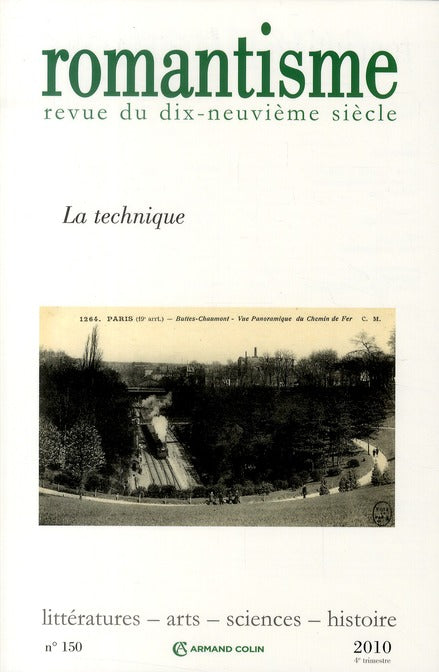 Romantisme n.150 : la technologie