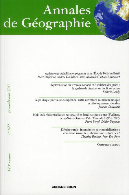 Revue Annales de géographie n.677