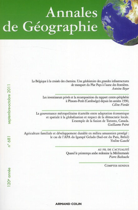 Revue Annales de géographie n.681