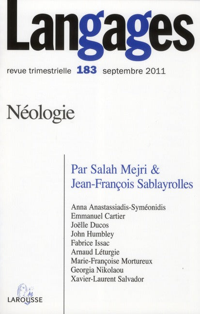 Revue langages n.183