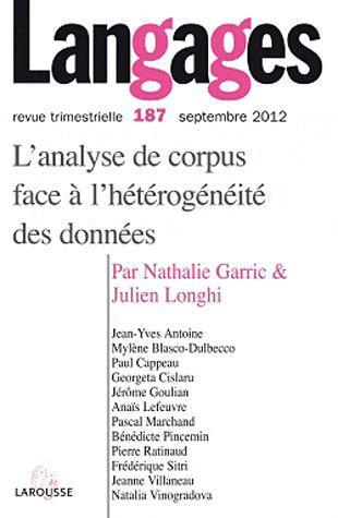 Revue langages n.187