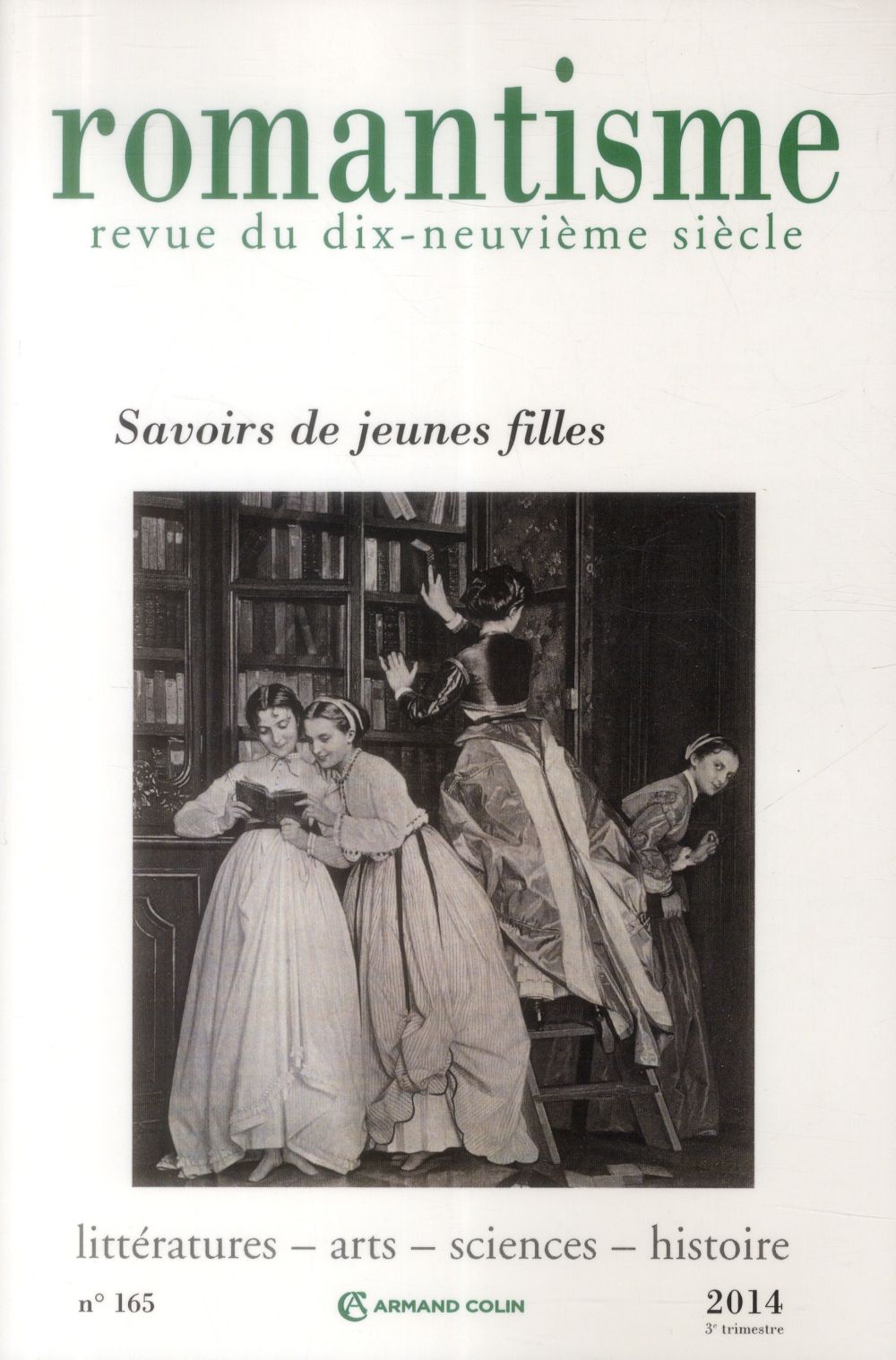Romantisme n.165 : Savoirs de jeunes filles