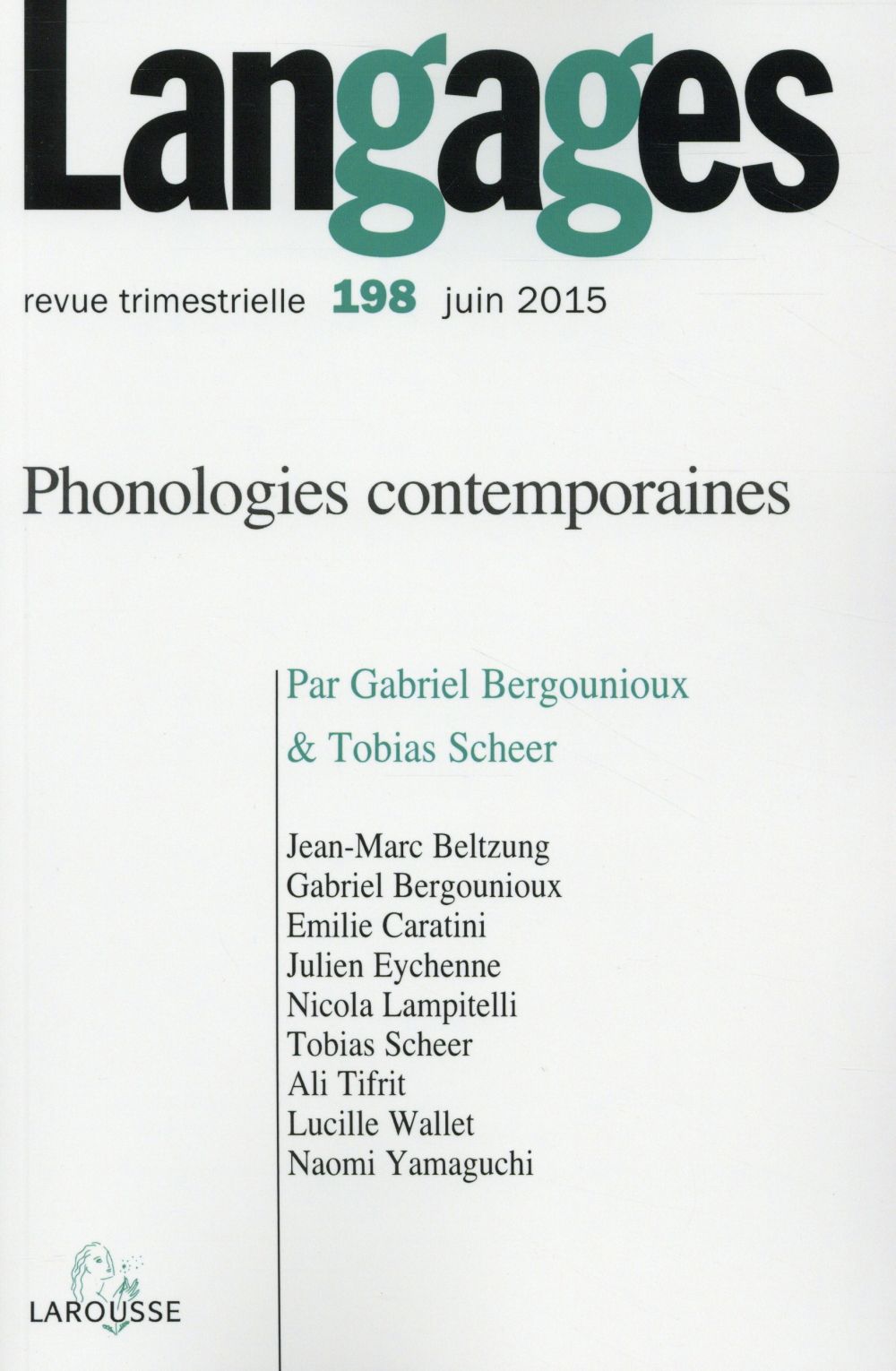 Revue langages n.198 : phonologies contemporaines