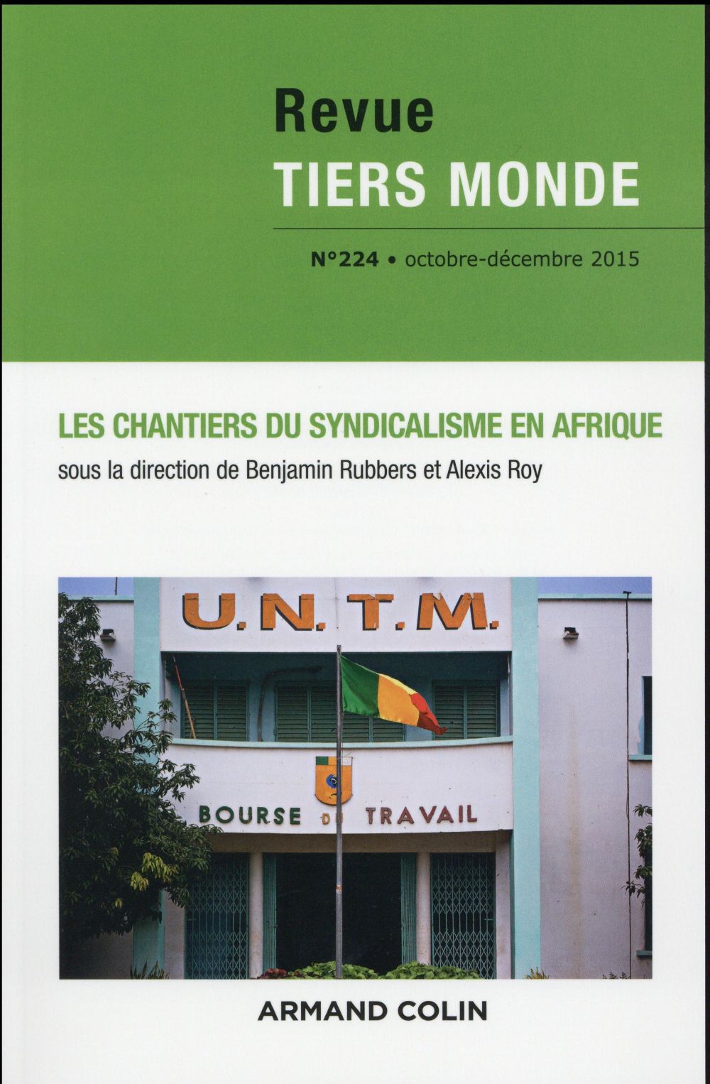 REVUE TIERS-MONDE n.224 : les chantiers du syndicalisme en Afrique