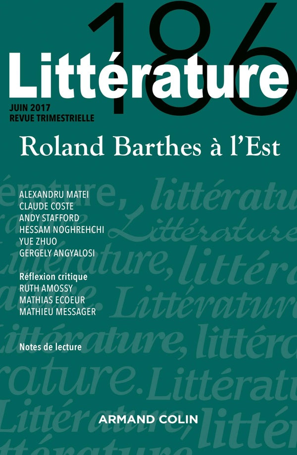 Littérature n.186 : 2/2017