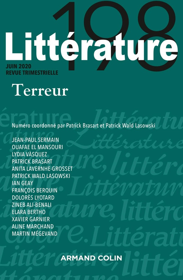 Littérature n.198 : juin 2020 ; terreur