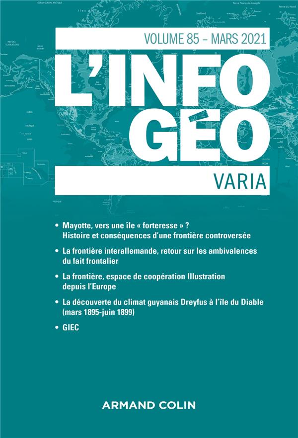 L'information géographique n.85 : varia