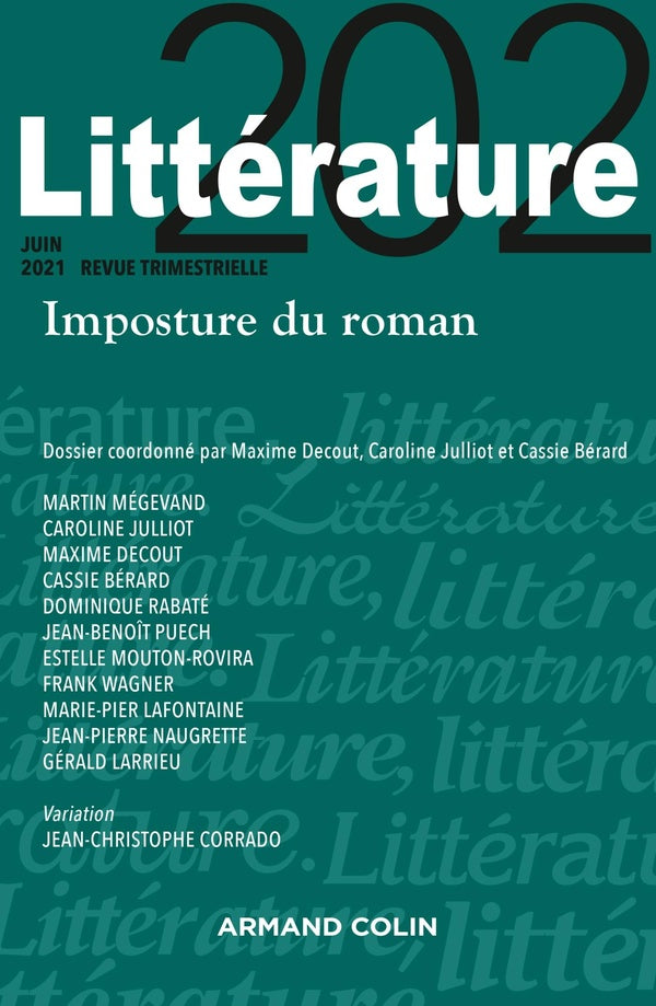Littérature : imposture du roman