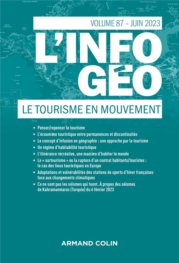 L'information géographique : le tourisme en mouvement