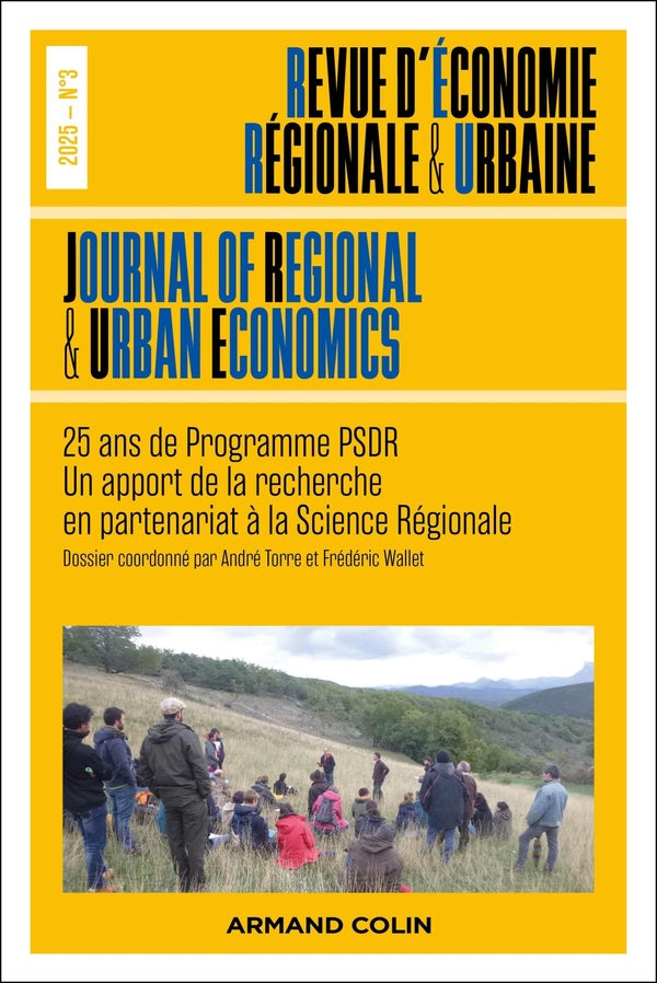 Revue d'économie régionale et urbaine n.2025/3 : Varia