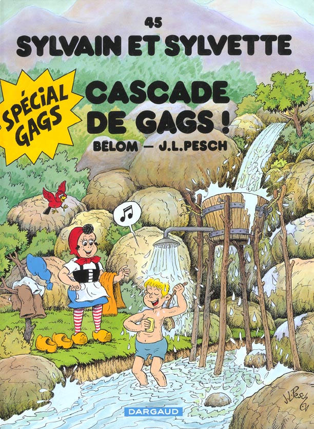 Sylvain et Sylvette Tome 45 : cascade de gags