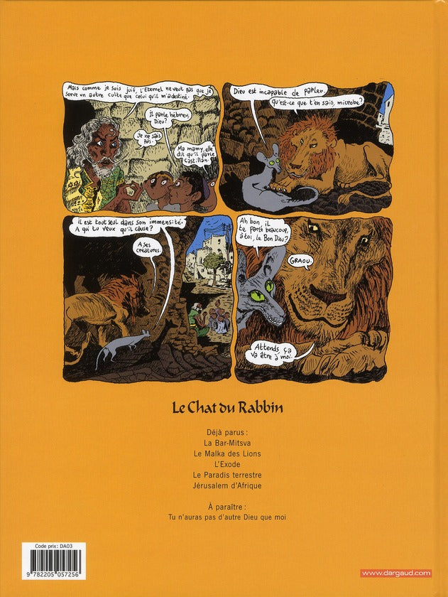 Le chat du rabbin Tome 4 : le paradis terrestre